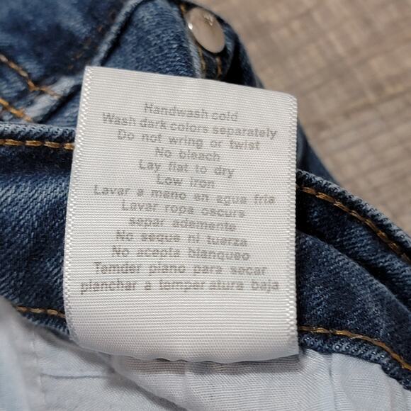 Judy Blue Mid Rise Tummy Control Skinny Jeans Size 30 Medium Wash Stretch - Picture 5 of 10